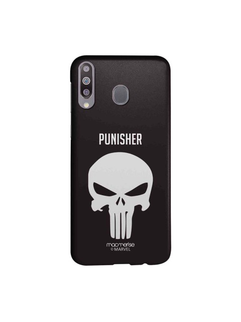 

macmerise Black & White Marvel Comics Punisher Symbol Sublime Samsung Galaxy M30 Back Case