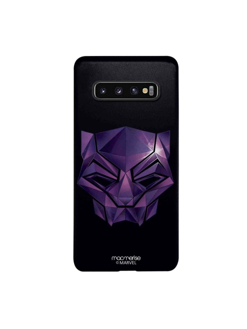 

macmerise Black & Purple Marvel Comics Black Panther Logo Sublime Samsung Galaxy S10 Back Case