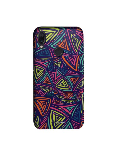 

macmerise Multicoloured Neon Angles Sublime Xiaomi Redmi Note 7 Back Case, Multi