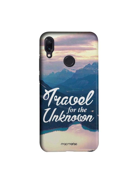

macmerise Beige & Blue Travel For The Unknown Sublime Xiaomi Redmi Note 7 Back Cover