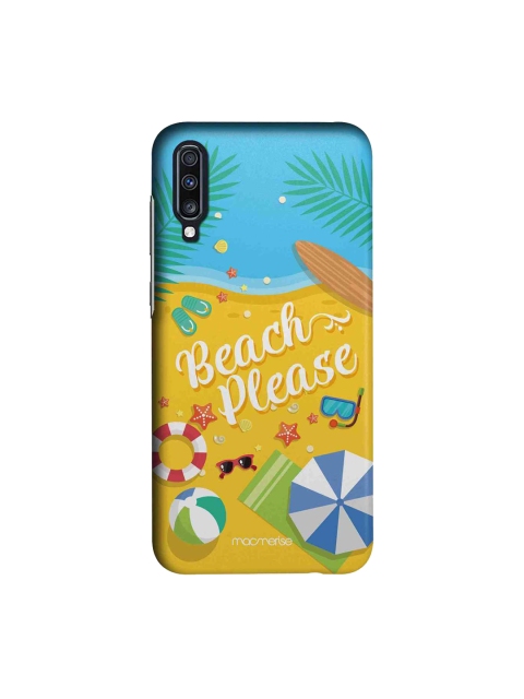 

macmerise Yellow & Blue Beach Please Sublime Samsung Galaxy A70 Back Case