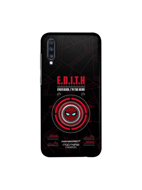 

macmerise Black & Red Marvel Comics Hello Edith Sublime Samsung Galaxy A70 Back Case