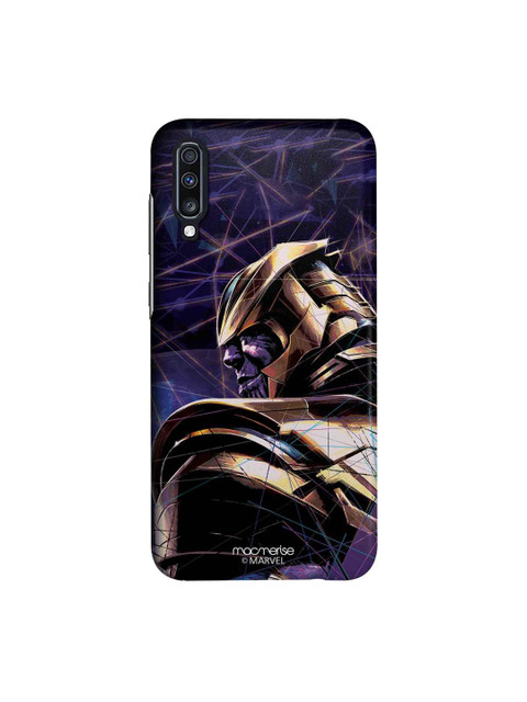 

macmerise Purple & Black Marvel Comics Thanos On Edge Sublime Samsung Galaxy A70 Back Case