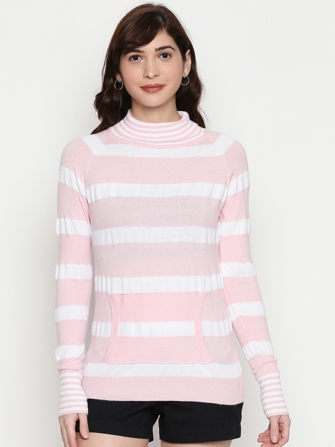 

Manola Women Pink & White Striped Top