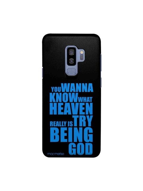 

macmerise Black & Blue Try Being God Sublime Samsung Galaxy S9 Plus Back Case