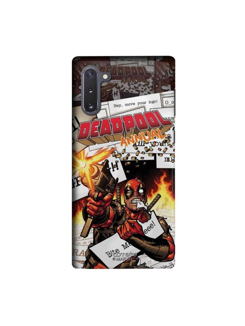 

macmerise Brown & White Marvel Comics Deadpool Sublime Samsung Galaxy Note 10 Back Case