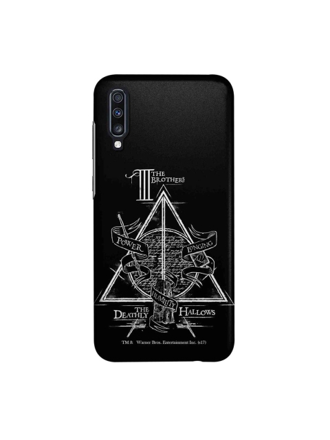 

macmerise Black & White Harry Potter The Deathly Hallows Sublime Samsung Galaxy A70 Back Cover