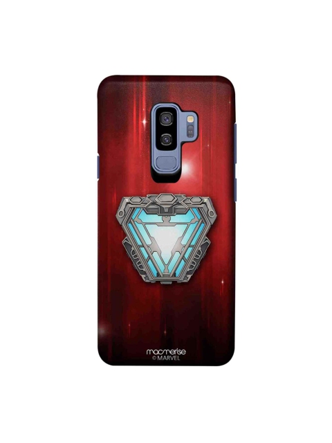 

macmerise Red & Grey Marvel Comics Iron Man Infinity Arc Reactor Sublime Samsung Galaxy S9 Plus Back Case