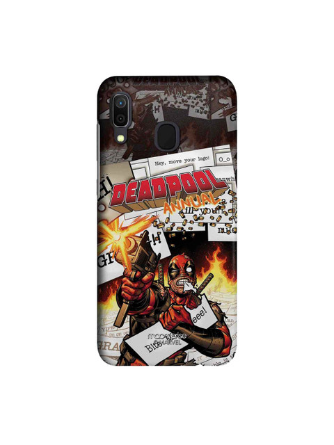 

macmerise Brown & White Marvel Comics Deadpool Sublime Samsung Galaxy A30 Back Case