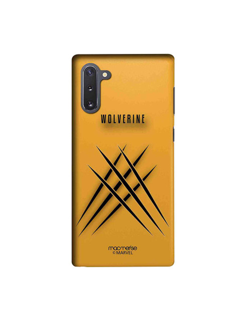 

macmerise Yellow & Black Marvel Comics Minimalistic Wolverine Samsung Galaxy Note 10 Back Case