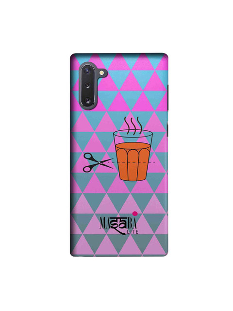 

macmerise Pink & Teal Blue Masaba Cutting Chai Sublime Samsung Galaxy Note 10 Back Case