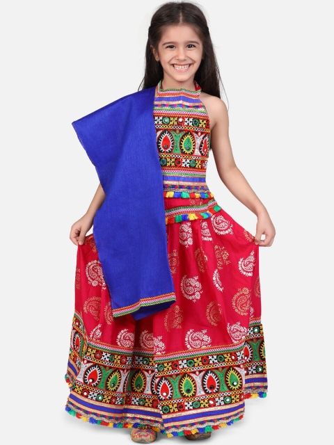 

BownBee Multicoloured Ready to Wear Lehenga & Blouse with Dupatta, Multi