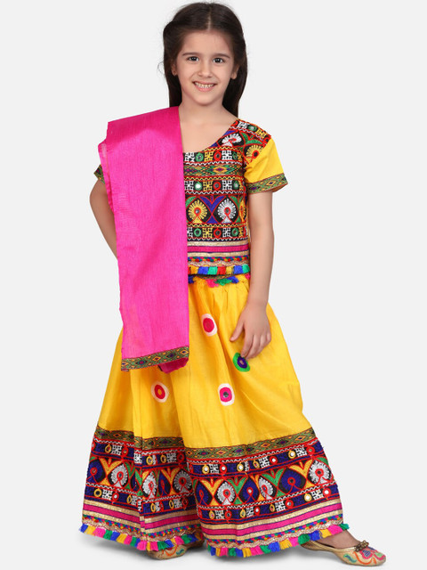 

BownBee Yellow Ready to Wear Lehenga & Blouse with Dupatta