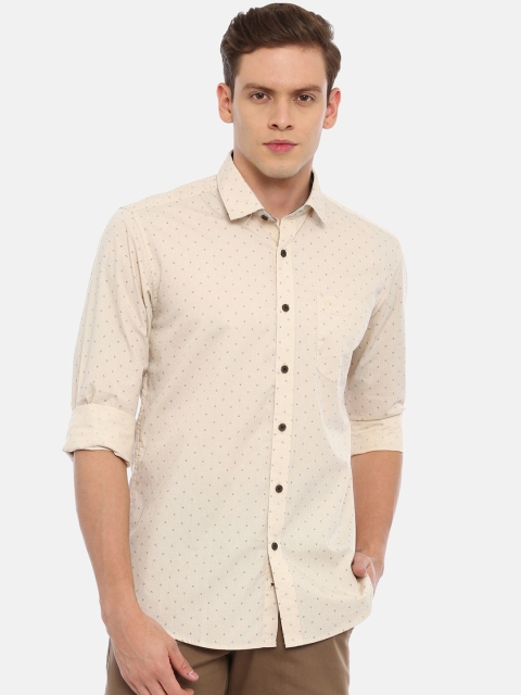 

Classic Polo Men Pink Slim Fit Printed Casual Shirt