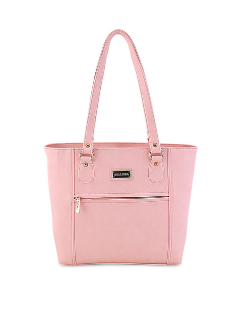 

Bellissa Pink Solid Shoulder Bag