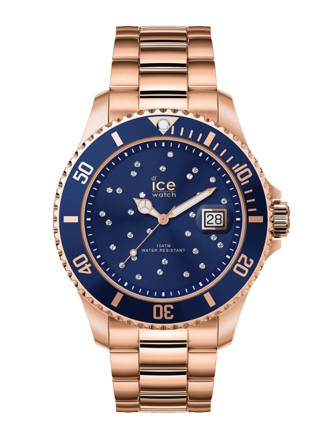 

Ice Women Blue & Rose Gold Analogue Watch 16774