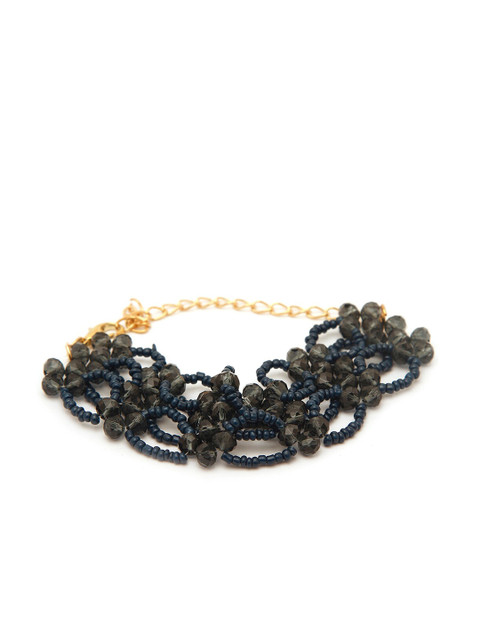 

Globus Navy Blue Gold-Plated Wraparound Bracelet