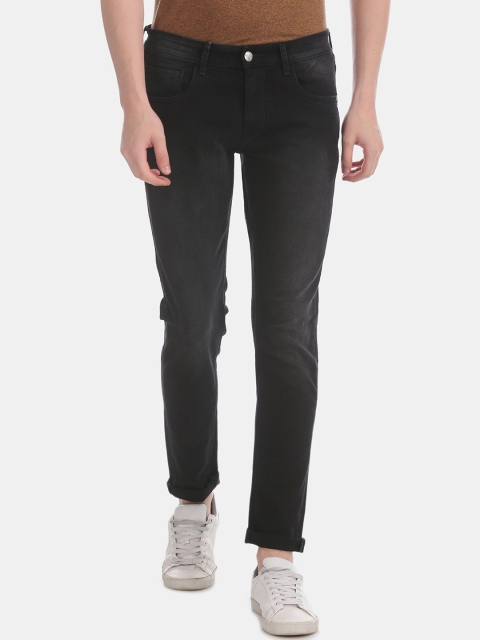 

U.S. Polo Assn. Men Black Slim Fit Mid-Rise Clean Look Stretchable Jeans