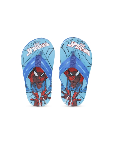 

Kids Ville Boys Blue Spiderman Printed Thong Flip-Flops