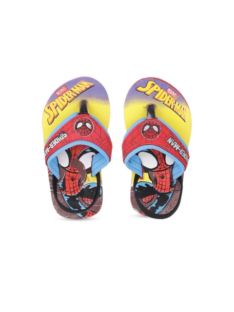 

Kids Ville Boys Multicoloured Spiderman Print Thong Flip-Flops, Multi