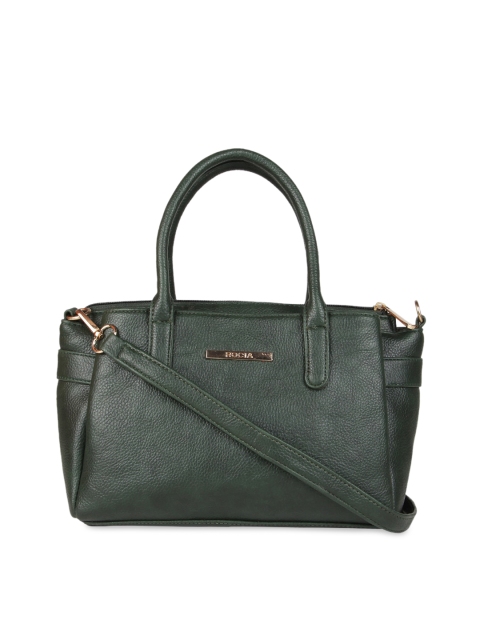 

Rocia Green Solid Handheld Bag