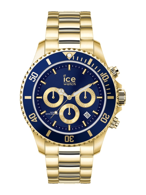 

Ice Men Blue & Gold Analogue Watch 17674