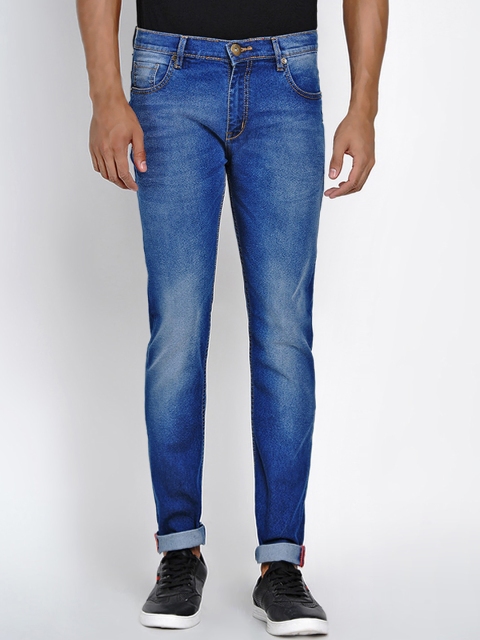 

Dais Men Blue Slim Fit Mid-Rise Clean Look Stretchable Jeans