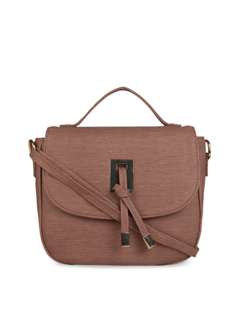 

Rocia Mauve Textured Satchel