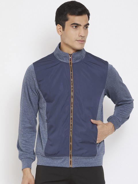 

PERFKT-U Men Navy Blue Solid Sweatshirt
