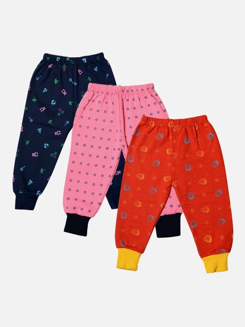 

TINY HUG Infant Boys Pack of 3 Assorted Slim-Fit Joggers