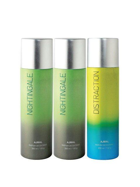 

Ajmal Set of 3 Deodorant, Multi