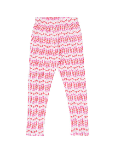 

CHALK by Pantaloons Girls Pink & Red Printed Ankle-Length Leggings