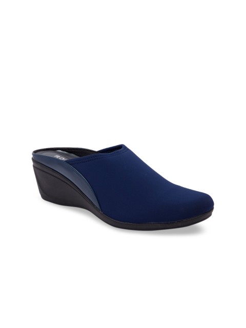 

Rocia Women Blue Solid Mules