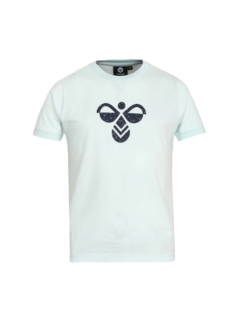 

hummel Kids Blue Printed Round Neck T-shirt