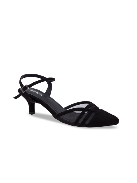 

Rocia Women Black Solid Pumps