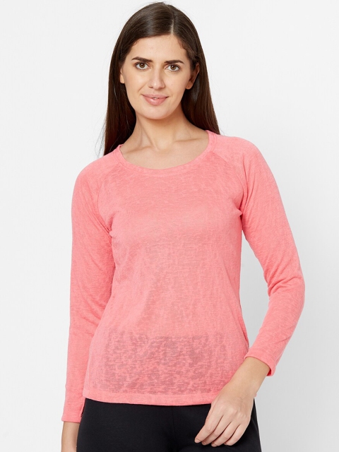 

Juliet Women Peach-Coloured Solid Lounge T-Shirt