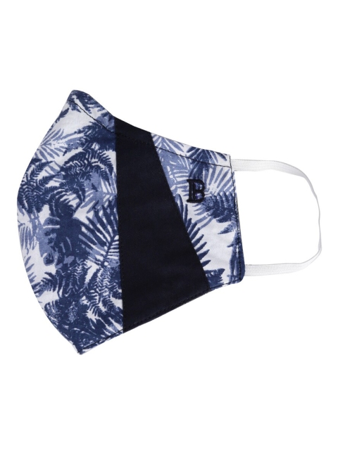 

Bene Kleed Unisex Navy Blue & White Single 5-Ply Reusable Outdoor Fashion Mask