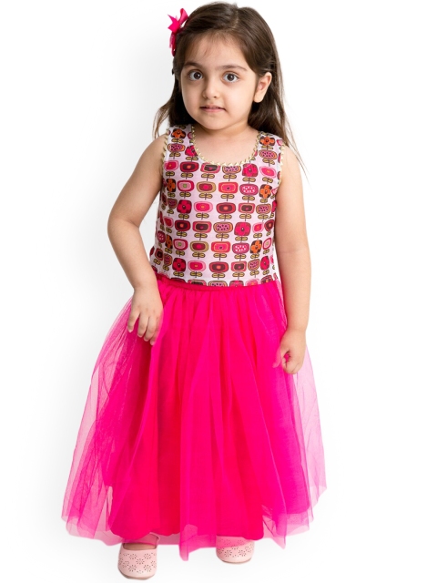 

Lil Peacock Pink Ready to Wear Lehenga with Blouse