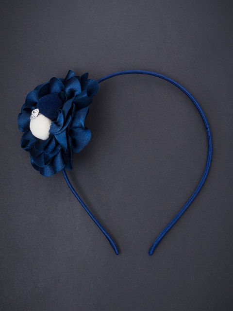 

Golden Peacock Turquoise Blue Lace Hairband