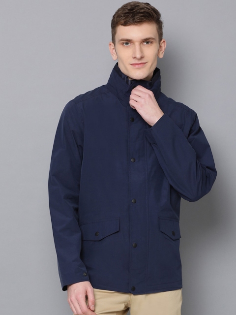 

GANT Men Navy Blue Solid Lightweight Tailored Jacket