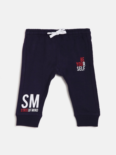 

Chicco Boys Navy Blue Printed Joggers