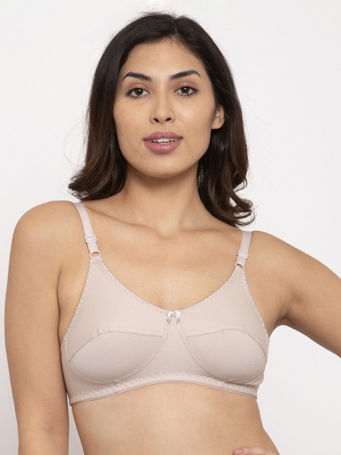 

Innocence Nude-Coloured Solid Non-Wired Non Padded Everyday Bra BBAPLIN90076_28B