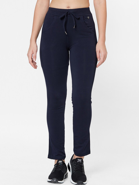 

Juliet Women Navy Blue Solid Sports Active Wear Track Pants
