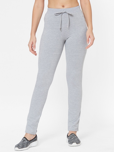 

Juliet Women Grey Melange Solid Sports Active Wear Track Pants
