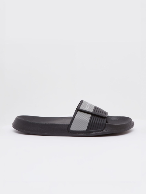 

shoexpress Men Black Printed Slip-On