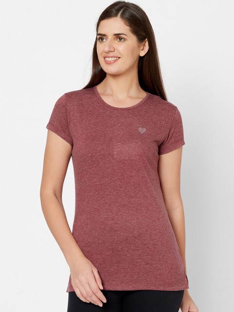 

Juliet Women Mauve Solid Lounge T-Shirt