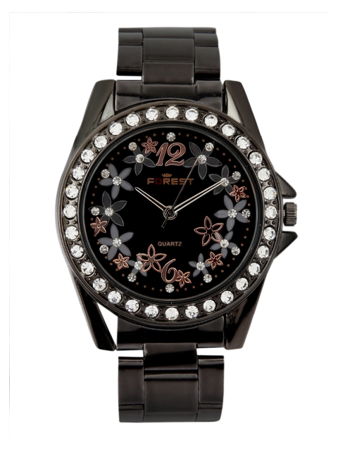 

FOREST Women Black Analogue Watch FR-20834F01-BK