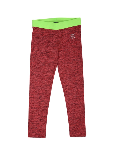 

Allen Solly Junior Girls Maroon Solid Ankle-Length Leggings