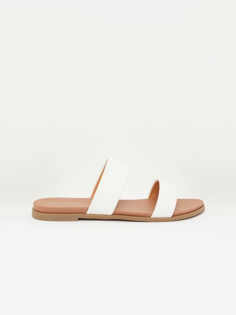

shoexpress Women White Solid Open Toe Flats