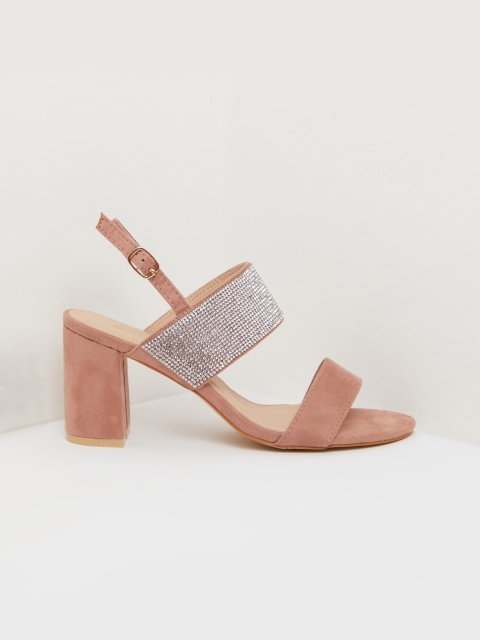 

shoexpress Women Pink Solid Block Heels